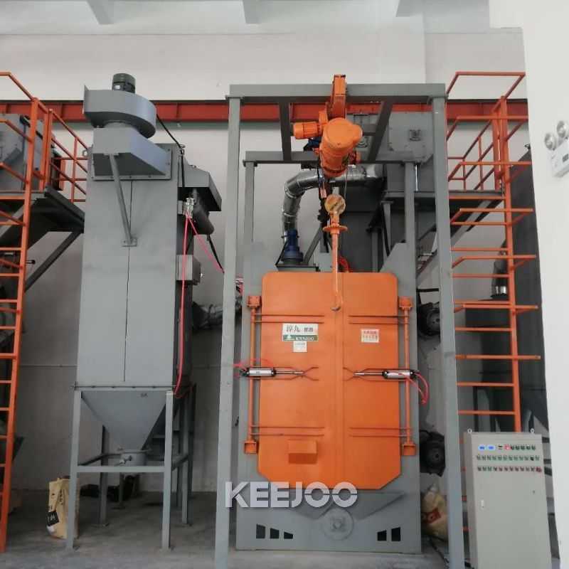 900X1100 Hanger Type Abrasive Blasting Machine Rust Descaling