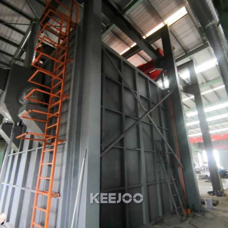 Rotary Hook Type Shot Blasting Machine 15min/Hook Rust Descaling