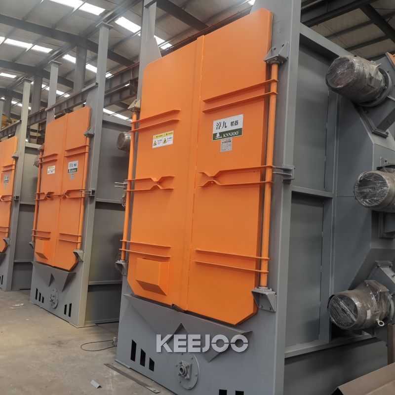 Sa2.5 Spinner Hanger Shot Blasting Machine For Casting Parts Surface Cleaning