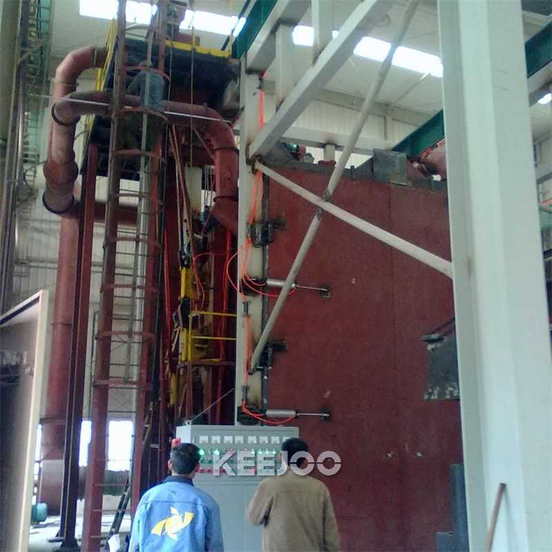 800×1200mm Hanger Type Shot Blasting Machine For Rust Removal