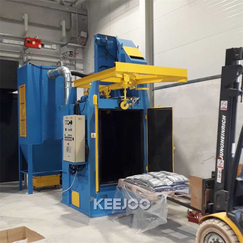 Large Volume Hanger Shot Blasting Machine Wirh PLC Control System