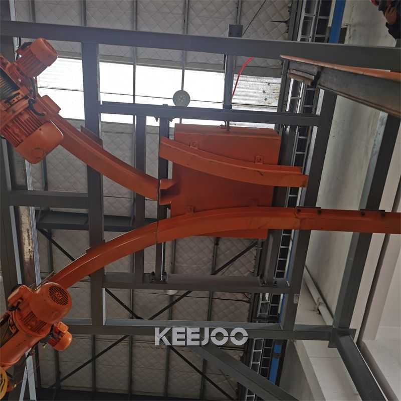380V Electric Hanger Type Shot Blasting Machine With High Dust Collection Efficiency