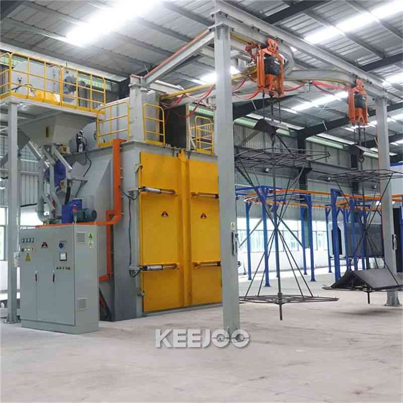 Automobile Parts Hanger Type Shot Blasting Machine Sa.2.5 CE Certified