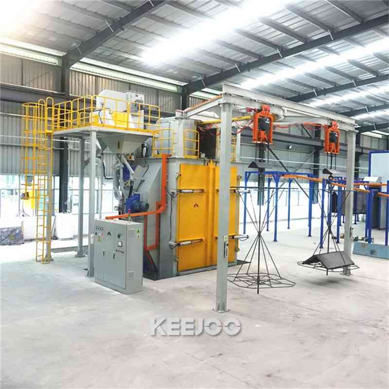 Automobile Parts Hanger Type Shot Blasting Machine Sa.2.5 CE Certified