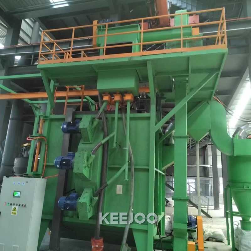 Airless Hanger Shot Blasting Cleaning Machine Abrator With Q376 Hook