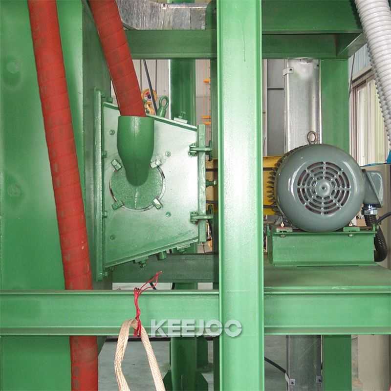 500Kg/hook Hanger Type Shot Blasting Machine For Rust Descaling