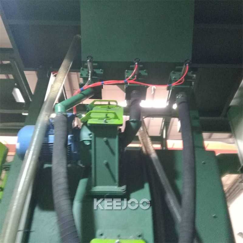 Blast wheel Cr27% Two Hook Shot Blasting Machine for Forging Parts Cleaning