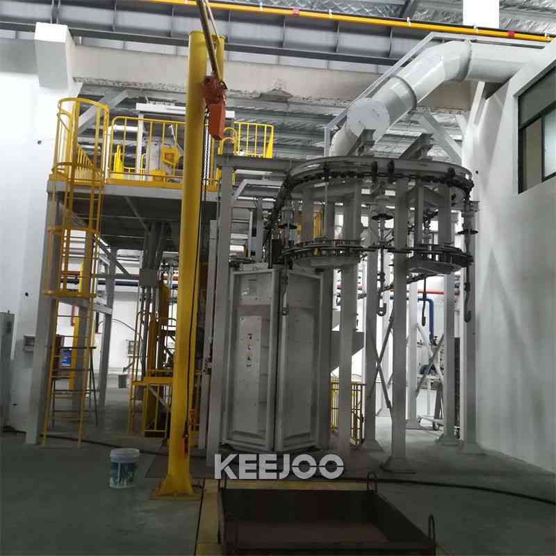 Forging Parts Double Hook Hanger Type Shot Blasting Machine Orbital Sa3.0
