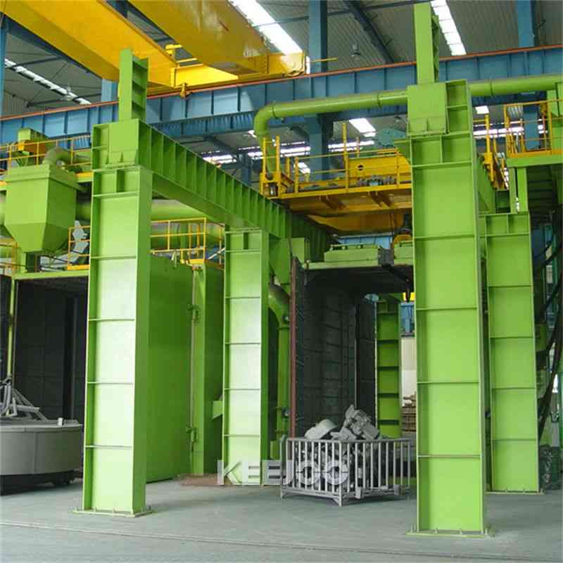 Castings Forging Parts Sa3.0 Double Hook Type Shot Blasting Machine