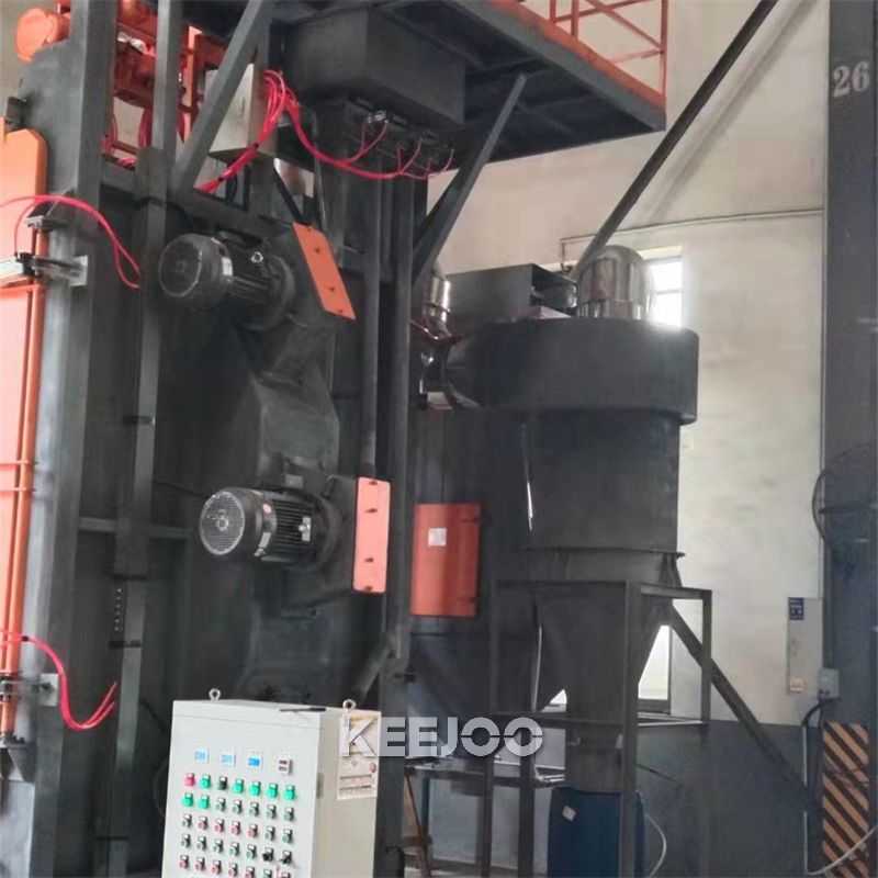 Sa 2.5 Surface Roughness Hanger Type Shot Blasting Machine with Large Volume