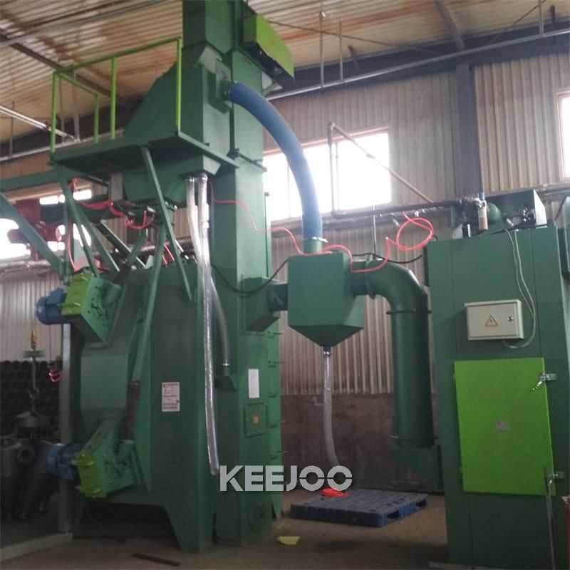 Low Noise Hanger Shot Blasting Machine For Maximum Productivity