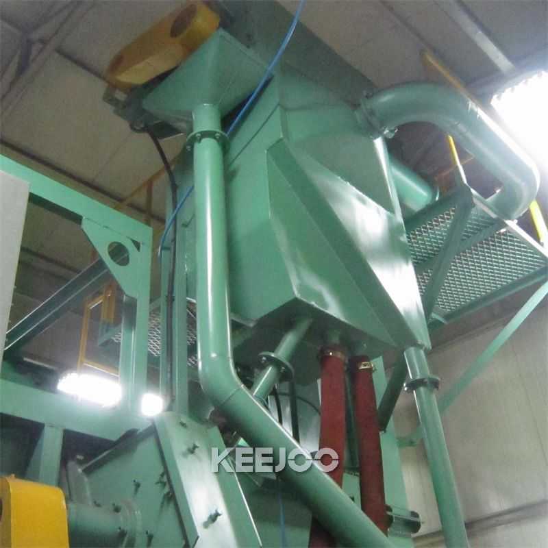 Flexible Steel Hook Type Shot Blasting Machine For Various Shapes