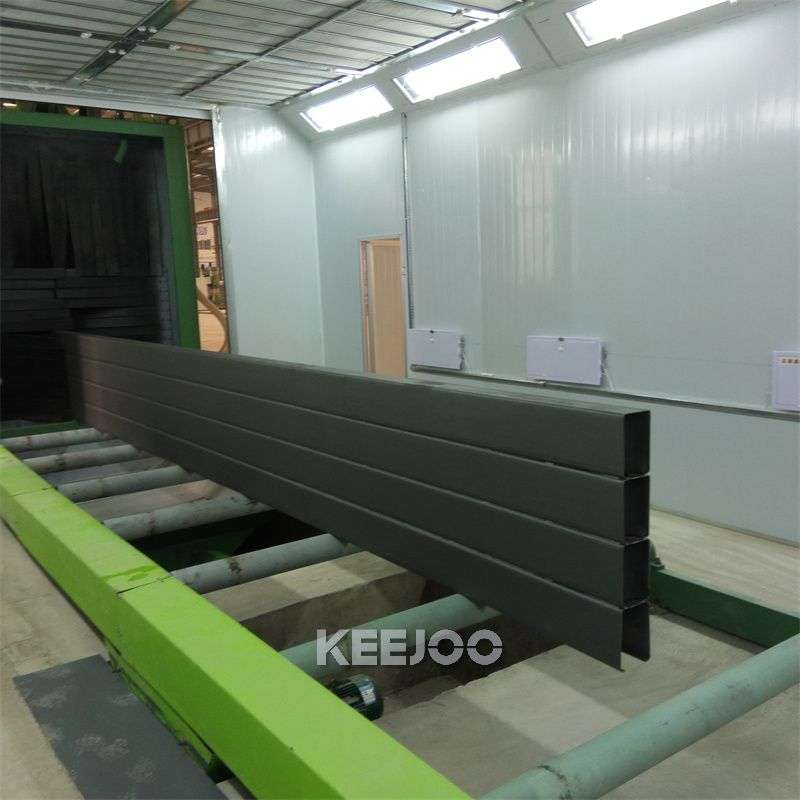 Dustless Automatic 2.3m/Min Steel Shot Blaster Roller Conveyor type
