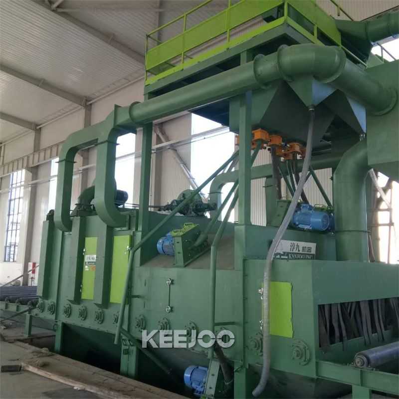 Sa2.5 Steel Plate Shot Blasting Machine With Painting And Drying System