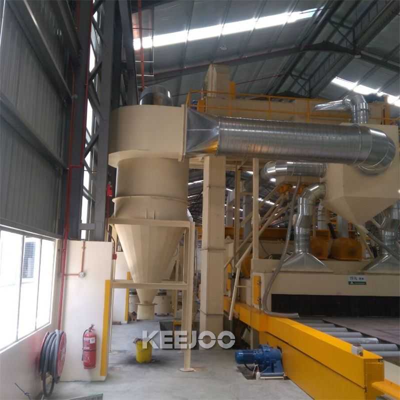 Pretreatment ISO9001 Steel Plate Shot Blasting Machine Steel Plate Cleaning