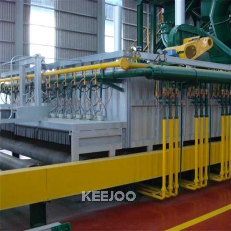 Steel Plate Pretreatment Roller Conveyor Blast Machine Large Workpieces Cleaning