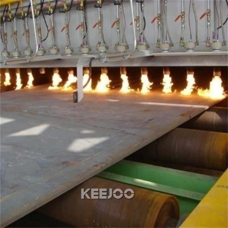 Steel Plate Pretreatment Roller Conveyor Blast Machine Large Workpieces Cleaning