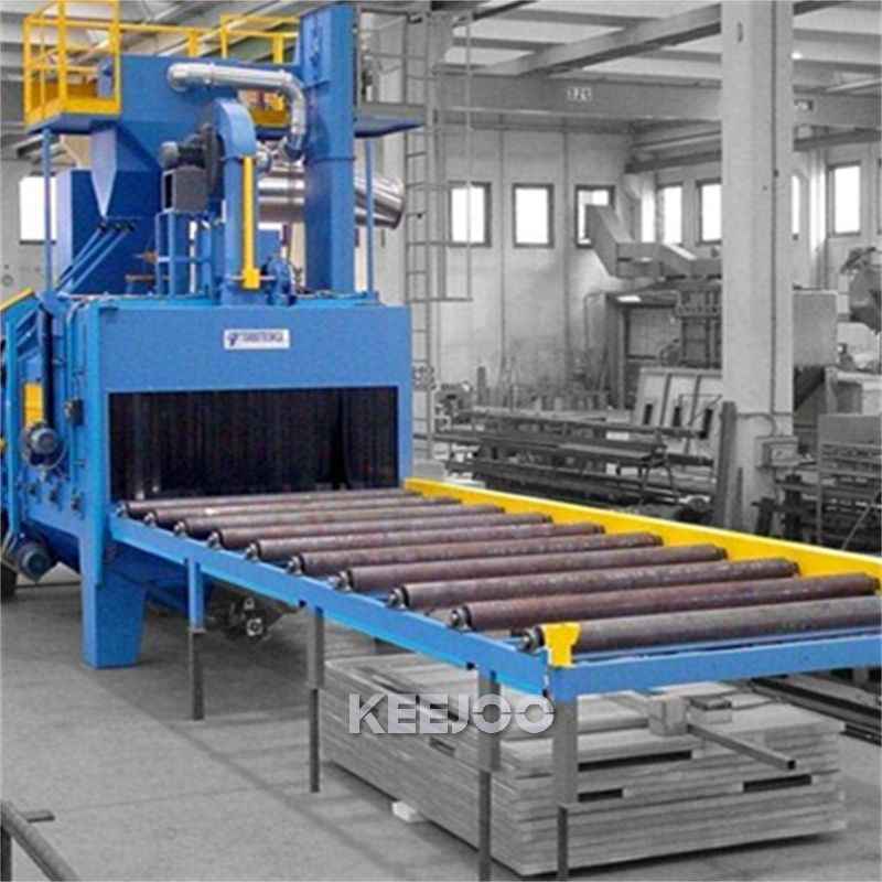 Q6915 Roller Conveyor Shot Blasting Machine Wheel Blast