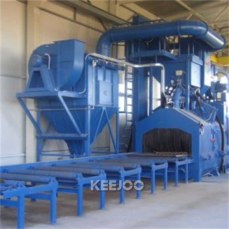 Q6915 Roller Conveyor Shot Blasting Machine Wheel Blast