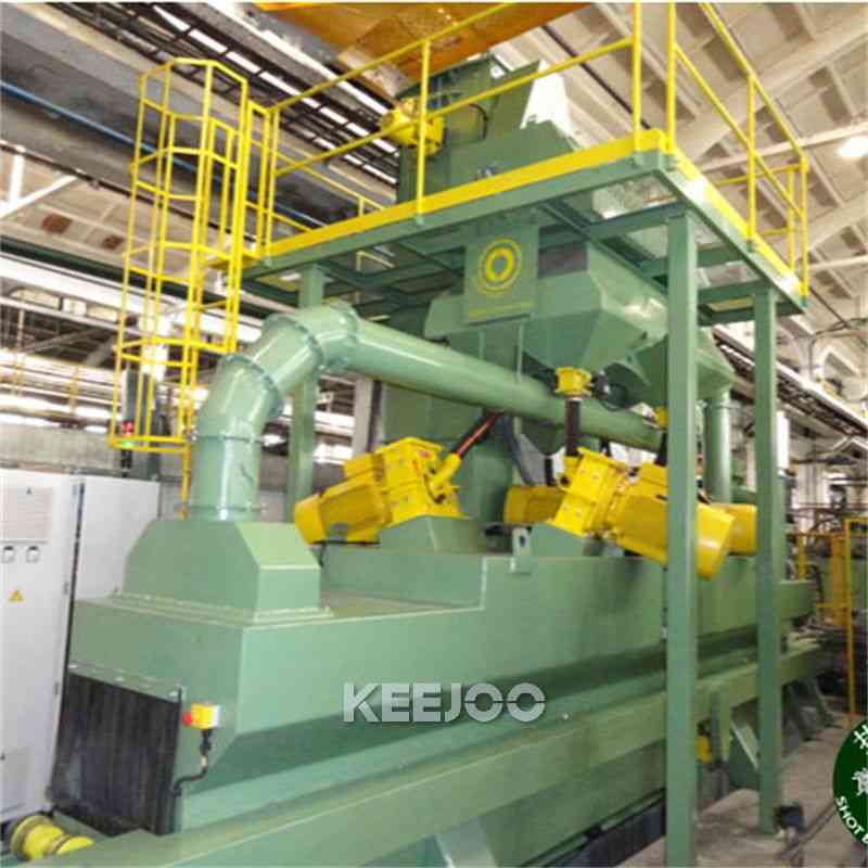 Automatic Preservation Line Steel Plate Shot Blasting Machine 2m/Min