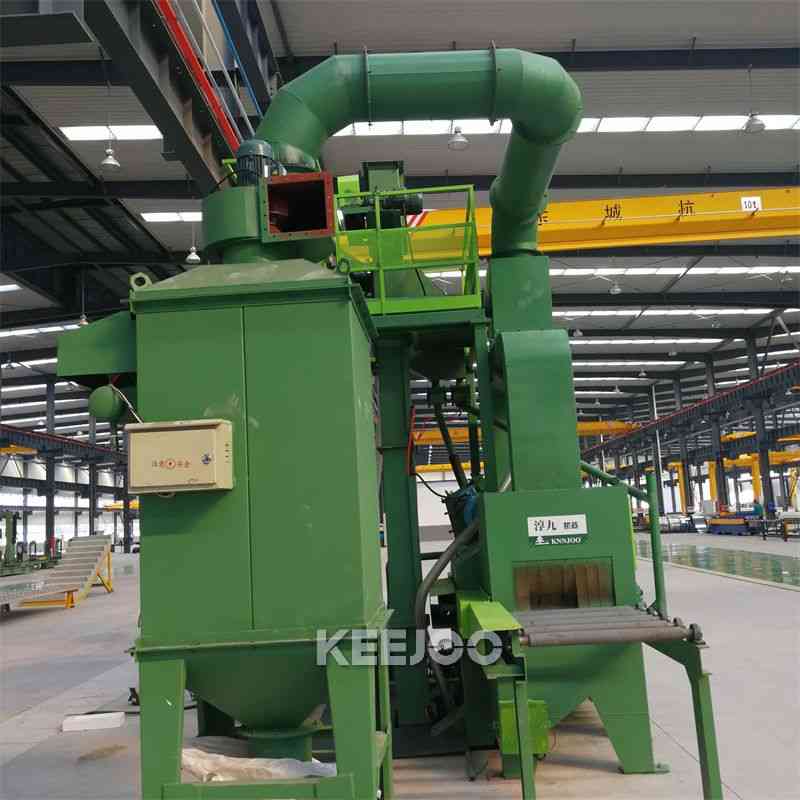 Surface Continuous Treatment 700mm Industrial Shot Blaster Roller Conveyor Type