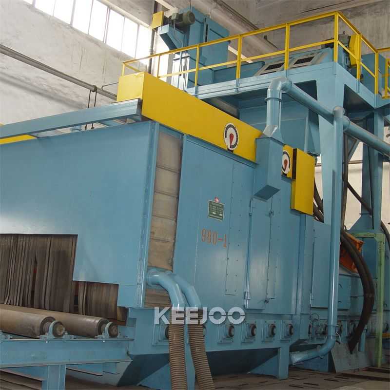 Donaldson Filter Dust Collector Automatic Shot Blasting Machine For Steel