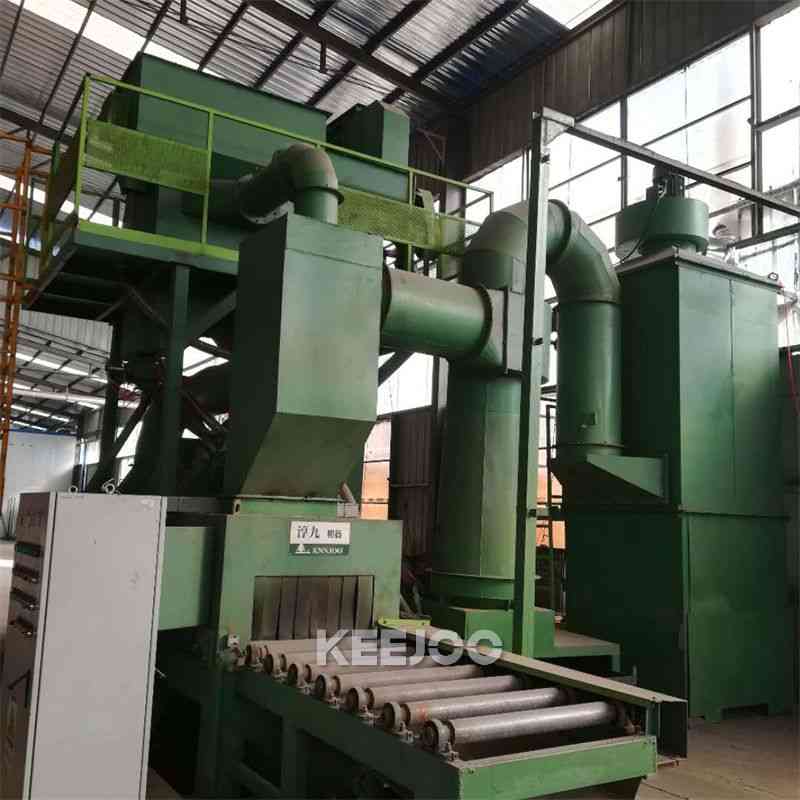 Donaldson Filter Dust Collector Automatic Shot Blasting Machine For Steel