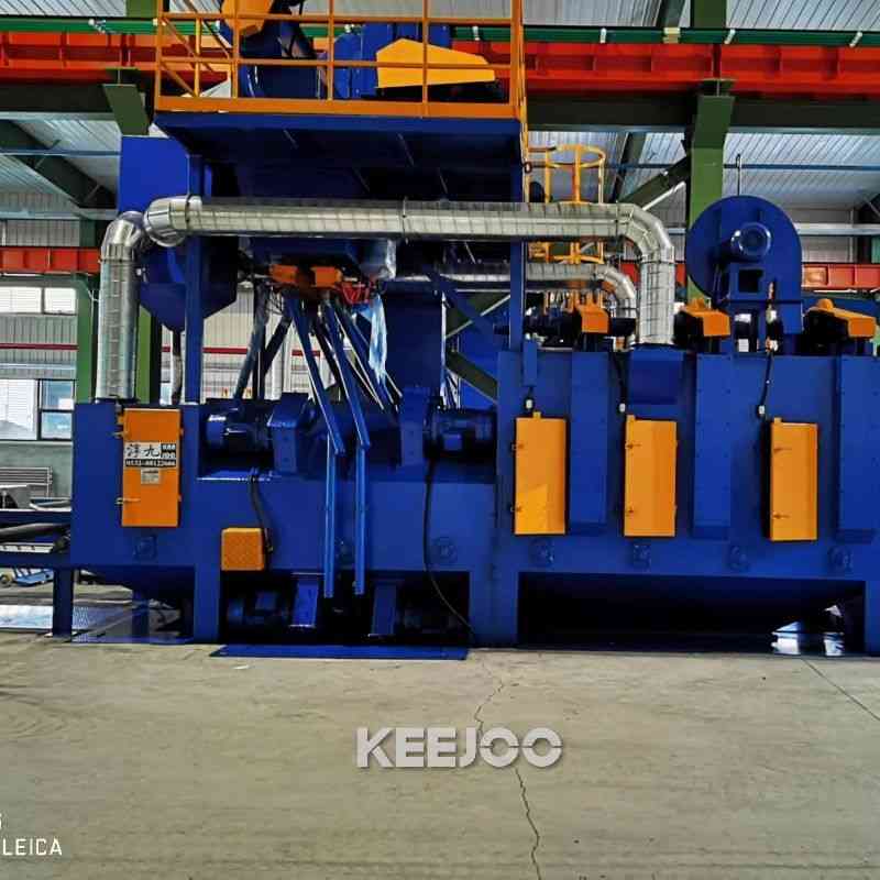 15KW Steel Structure Shot Blasting Machine With 2-6kg/Min Abrasive Flow Rate