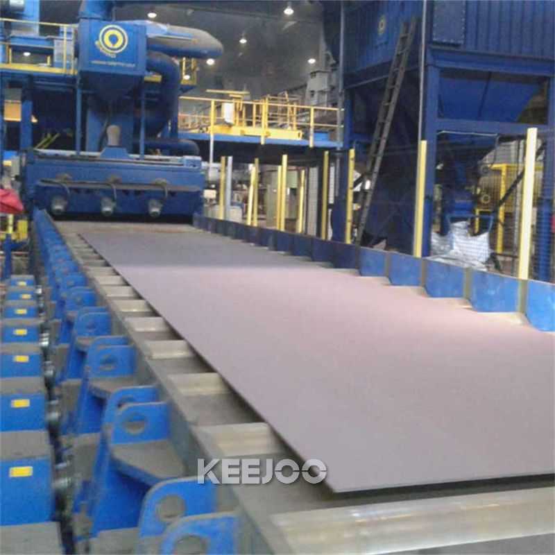 Electricity Steel Structure Shot Blasting Machine Cleaning Speed 0.5-5m/Min