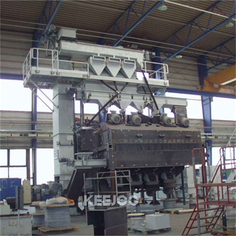 Electricity Steel Structure Shot Blasting Machine Cleaning Speed 0.5-5m/Min