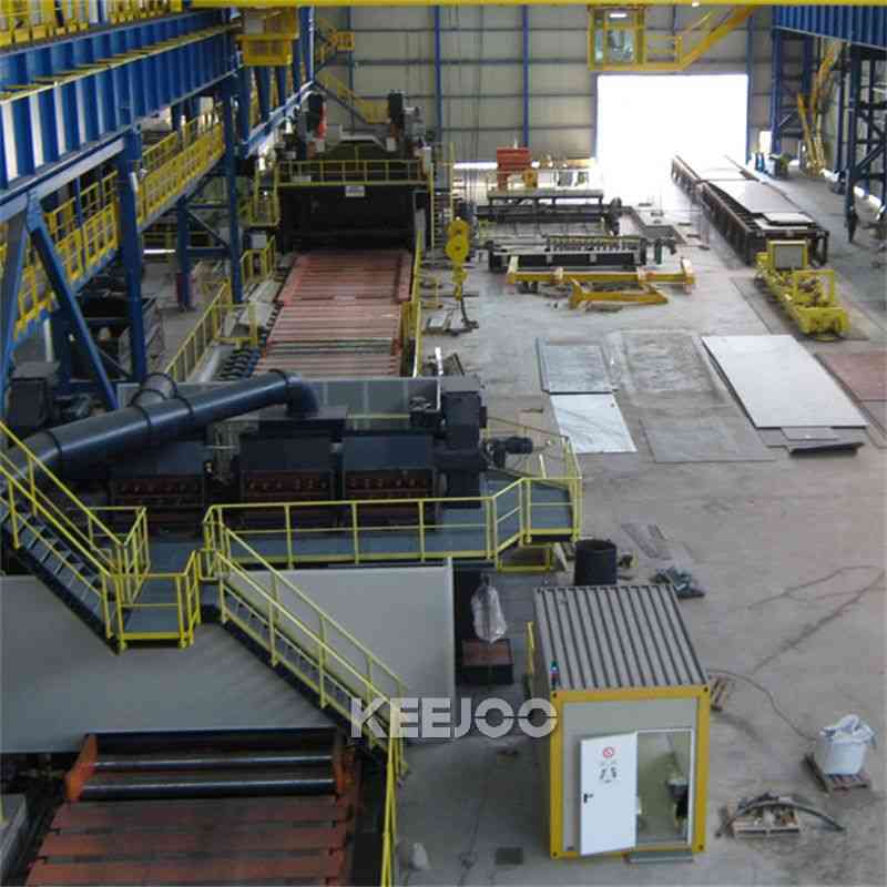Steel Structure Shot Blasting Machine 2-6kg/min Abrasive Flow Rate