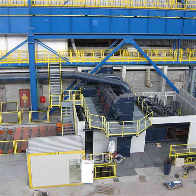 Steel Structure Shot Blasting Machine 2-6kg/min Abrasive Flow Rate