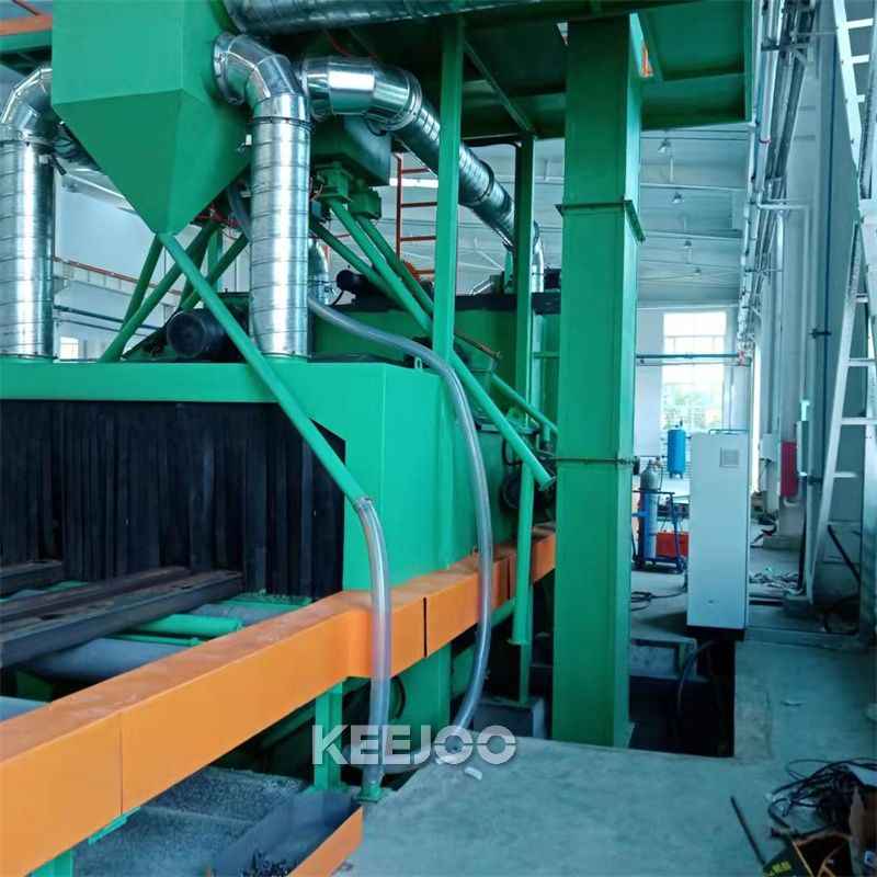 High Quality Steel Plate Shot Blasting Machine For Surface Treatment