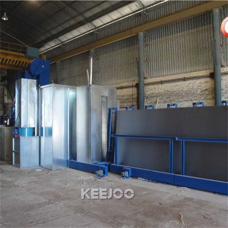 Versatile Sa 2.5 Steel Plate Shot Blasting Machine - Cleaning Intensity 25-45m/Min