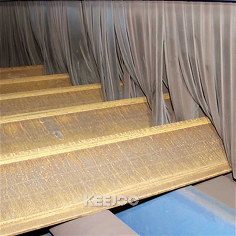 Steel Plate Shot Blasting Machine With PLC Control And AC380V Power Supply
