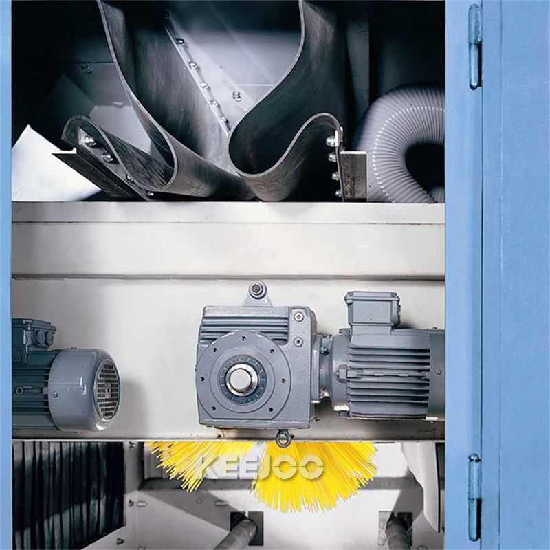 Steel Plate Shot Blasting Machine 1.2m3/Min Air Consumption