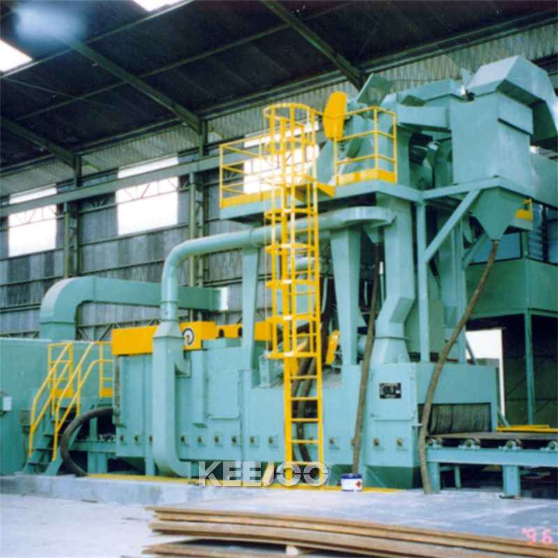 Steel Plate Shot Blasting Machine 1.2m3/Min Air Consumption