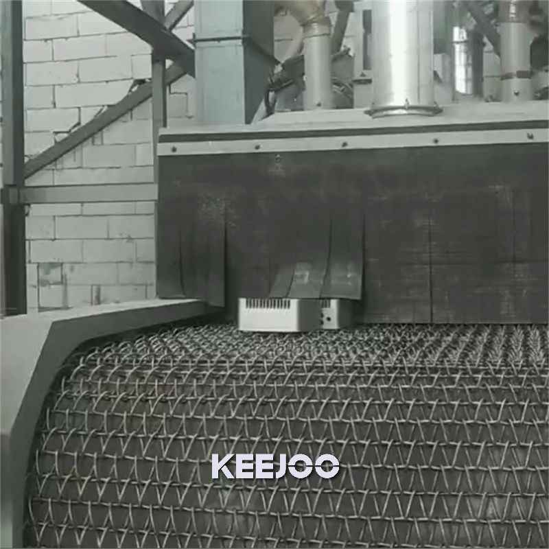 ISO9001 Wire Mesh Shot Blasting Machine Sheets Dishes Cleaning
