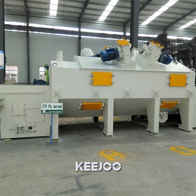 Steel Wire Mesh Belt Shot Blast Cleaning Machine TUV BV Certificates