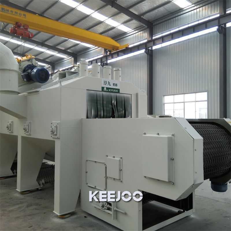 Steel Wire Mesh Belt Shot Blast Cleaning Machine TUV BV Certificates