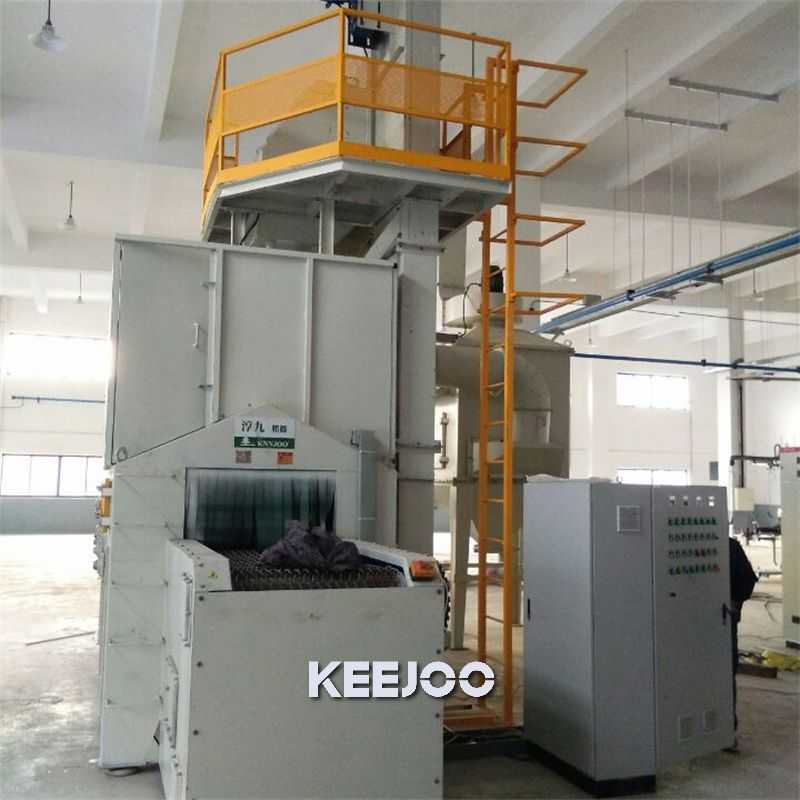Aluminum Pan Wire Mesh Belt Shot Blasting Equipment Polishing Machine