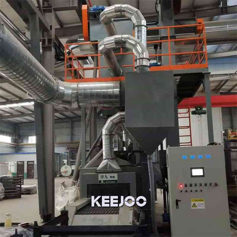 Aluminum Pan Wire Mesh Belt Shot Blasting Equipment Polishing Machine