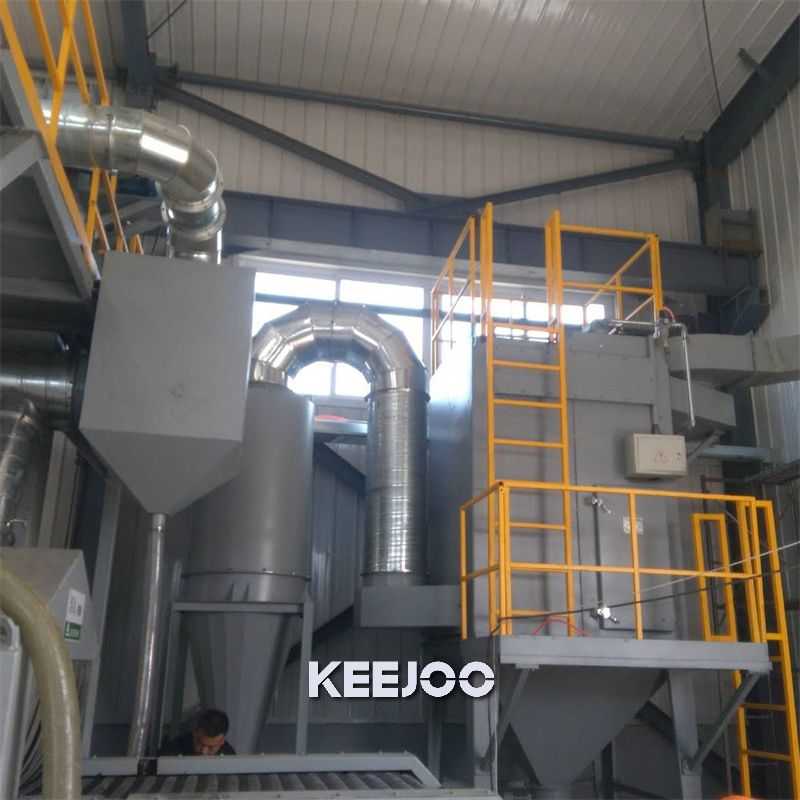 EU Standard Wire Mesh Shot Blasting Machine Rust Layer Welding Slag Cleaning rfq