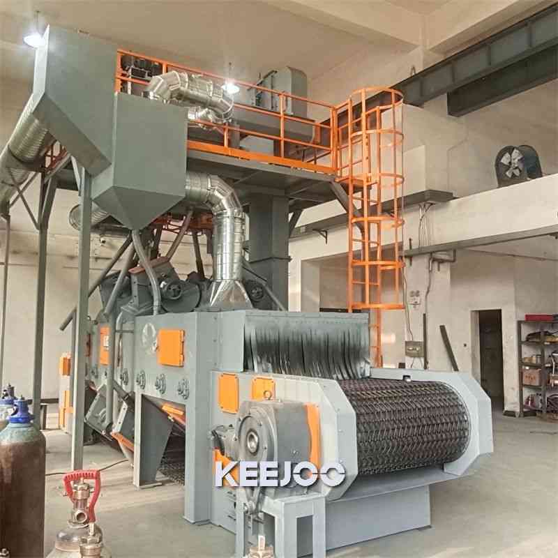 BV approved Automatic Shot Blasting Machine Sheets Dishes Cleaning CE