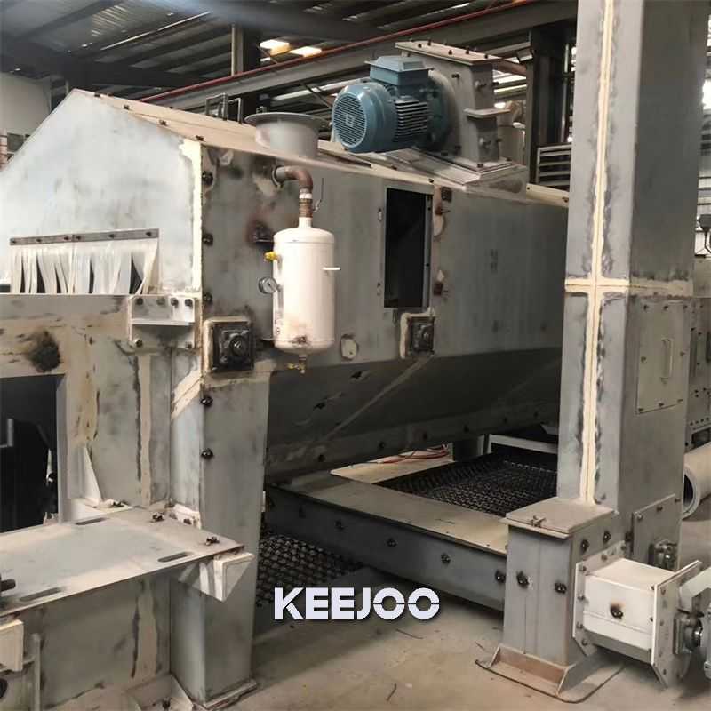 Metal Parts Steel Plate Conveyor Shot Blaster Pass Through Type