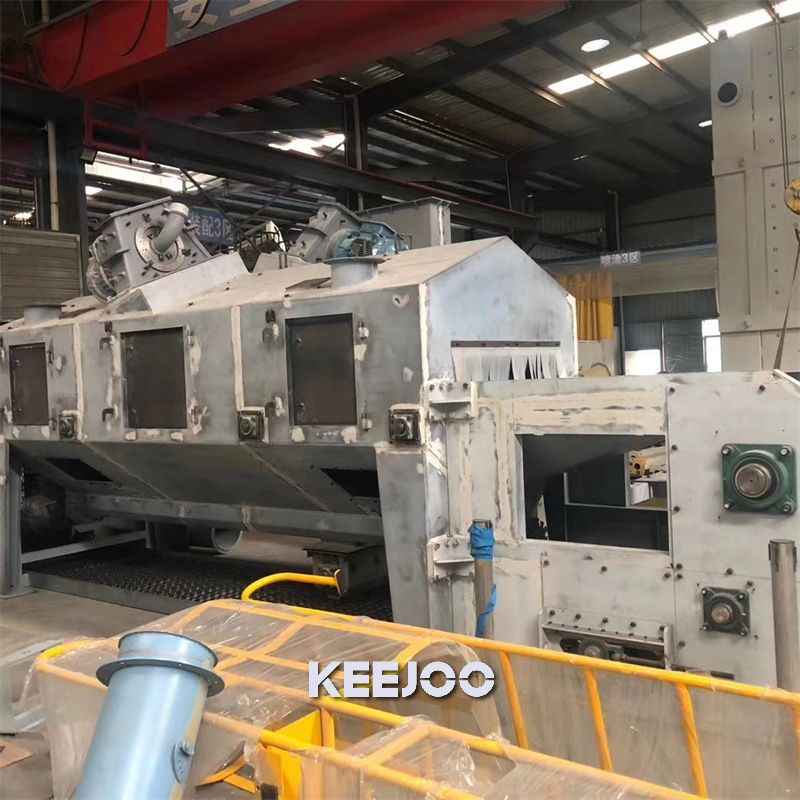 Metal Parts Steel Plate Conveyor Shot Blaster Pass Through Type