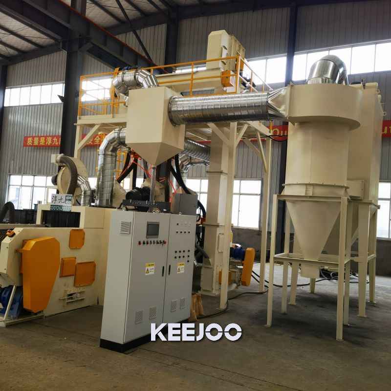 Wire Mesh Shot Blasting Machine Professional Cleaning Solution