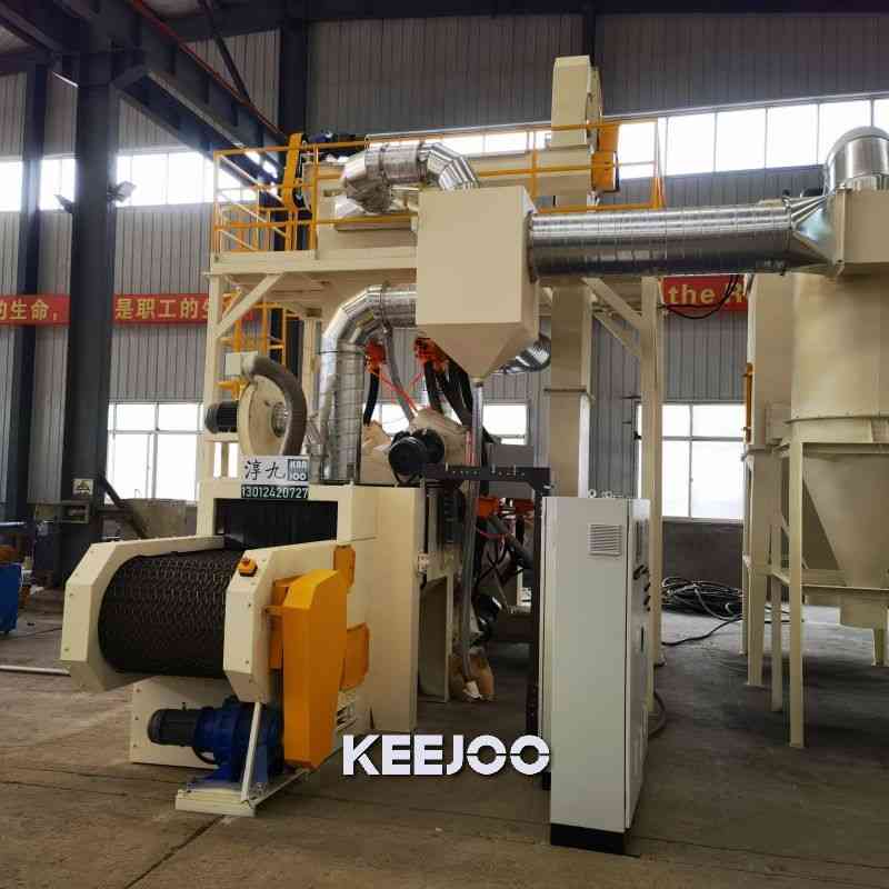 Wire Mesh Shot Blasting Machine Professional Cleaning Solution
