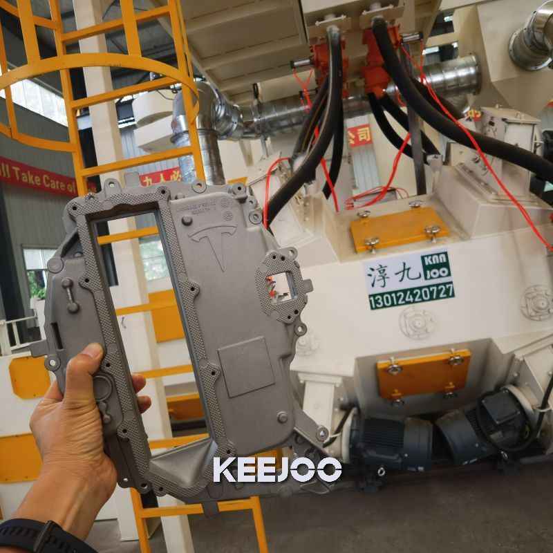 Gearwheel Cleaning Conveyor Wire Mesh Belt Shot Blasting Machine