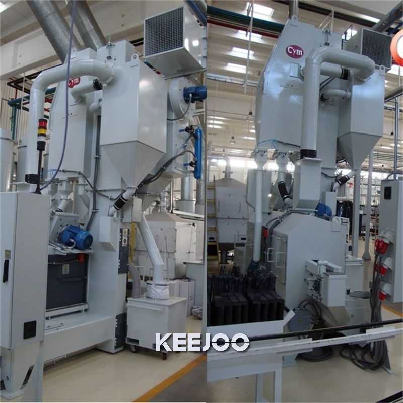 Mesh Belt Passing Shot Blasting Machine For Cleaning And Surface Strengthening